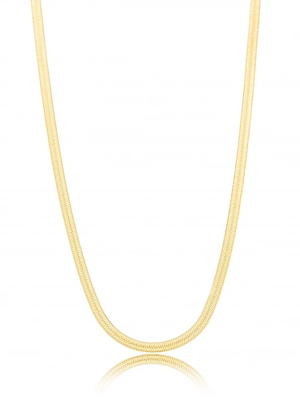 Choker Fita Lisa Dourada