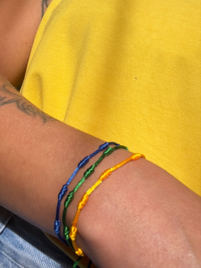 Pulseira 7 nós Azul