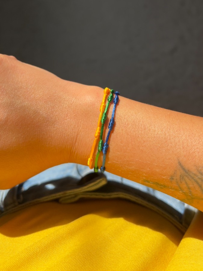 Pulseira 7 nós Verde