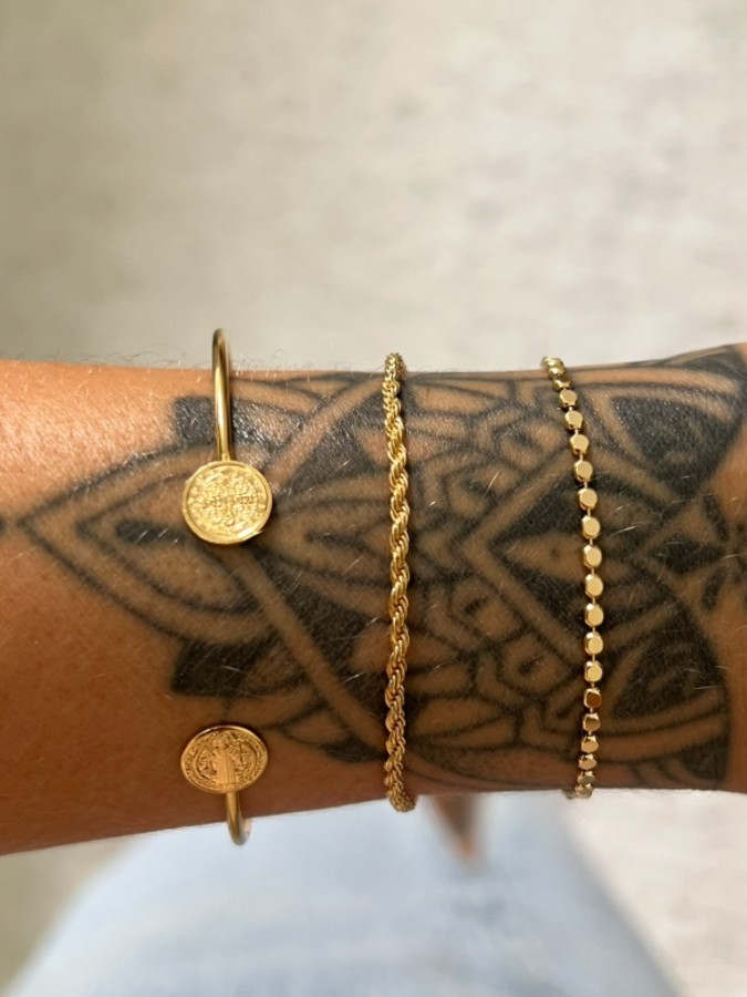 Bracelete São Bento Dourado