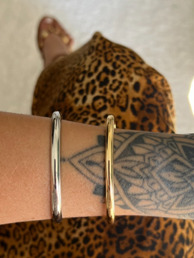 Bracelete Arredondado Dourado